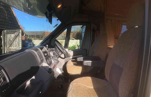 A Swift Motorhome called Sundance-with-Me and Front In for hire in Royston, Cambridgeshire