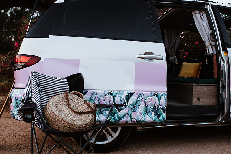 A Toyota Campervan called Angels and Exterior for hire in Malaga, Spain