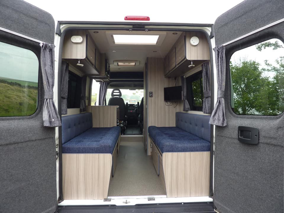 A Peugeot Campervan called Boxer and Interior for hire in Rochdale, Lancashire