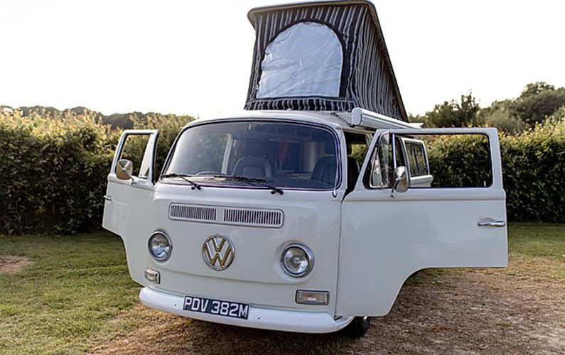 A VW T2 Classic Campervan called Misty2 and for hire in Eltham, SE9, London