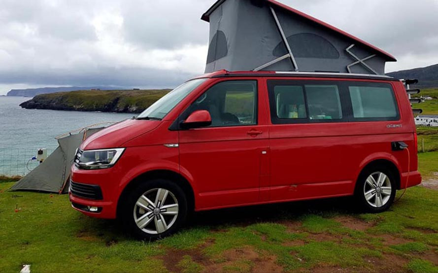 A VW T6 Campervan called ralph and Ralph busy time for hire in Preston, England