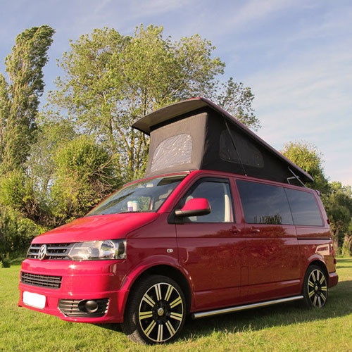A VW T5 Campervan called Pacha and for hire in Chelmsford, England