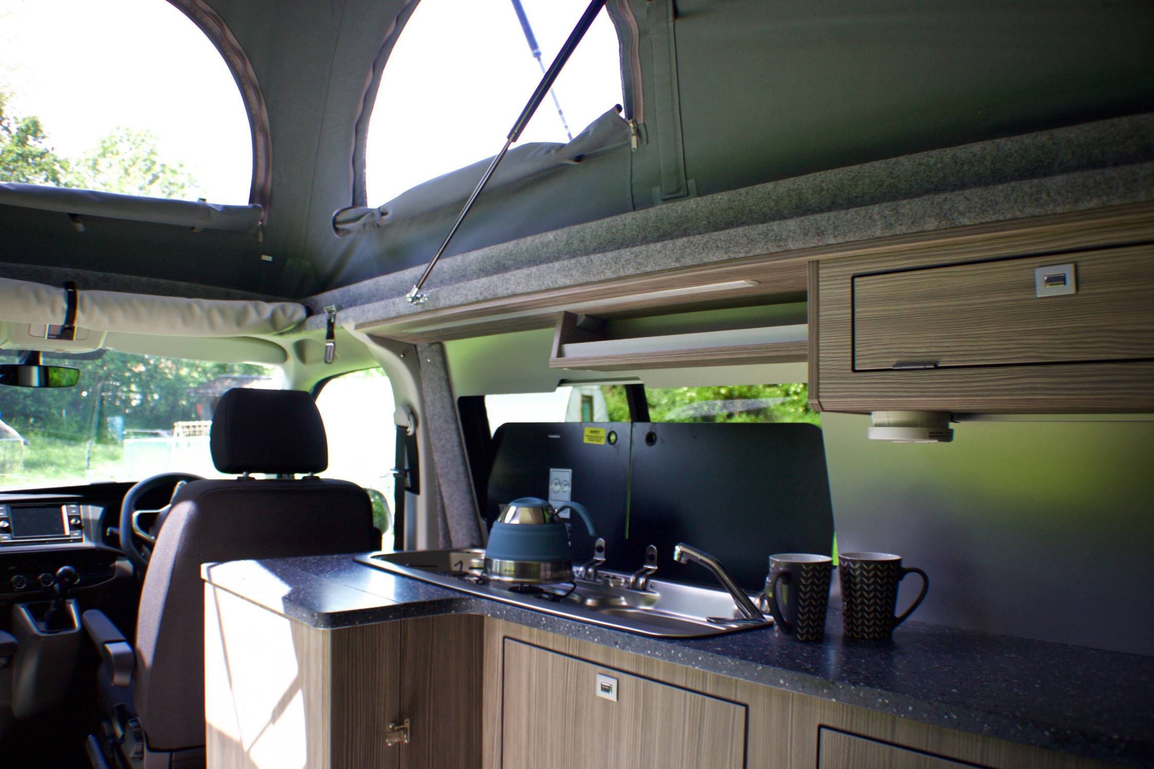 A VW T6 Campervan called Colin and for hire 