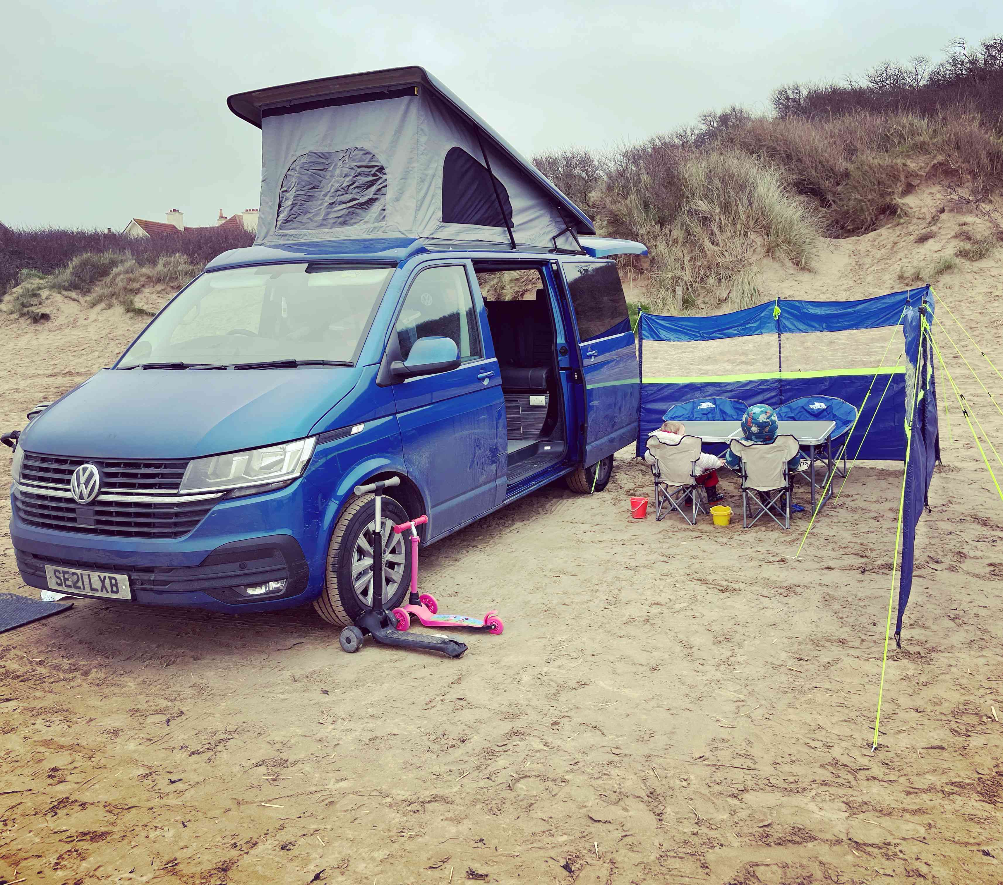 A VW T6 Campervan called Bluey-P- and for hire in Wiltshire, Wiltshire