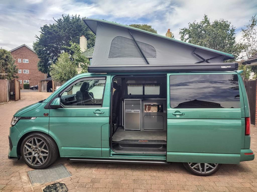 A VW T6 Campervan called Larnee and for hire in Leek, Staffordshire