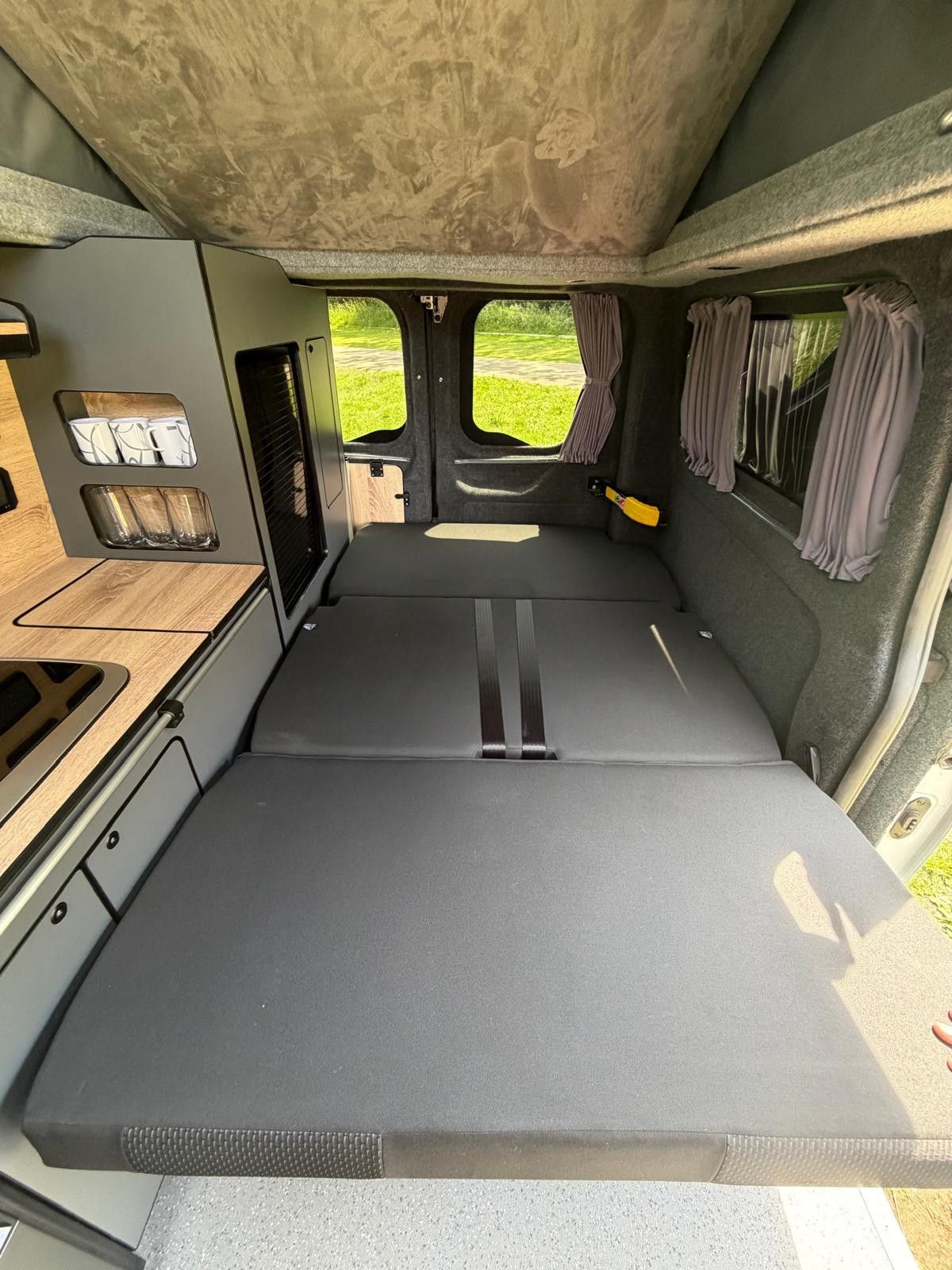A Ford Campervan called Ford-Transit and for hire 