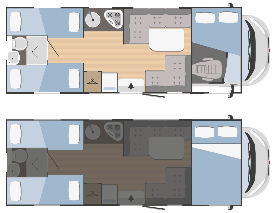 A OverCab Motorhome called Luke and for hire in Boston, Lincolnshire