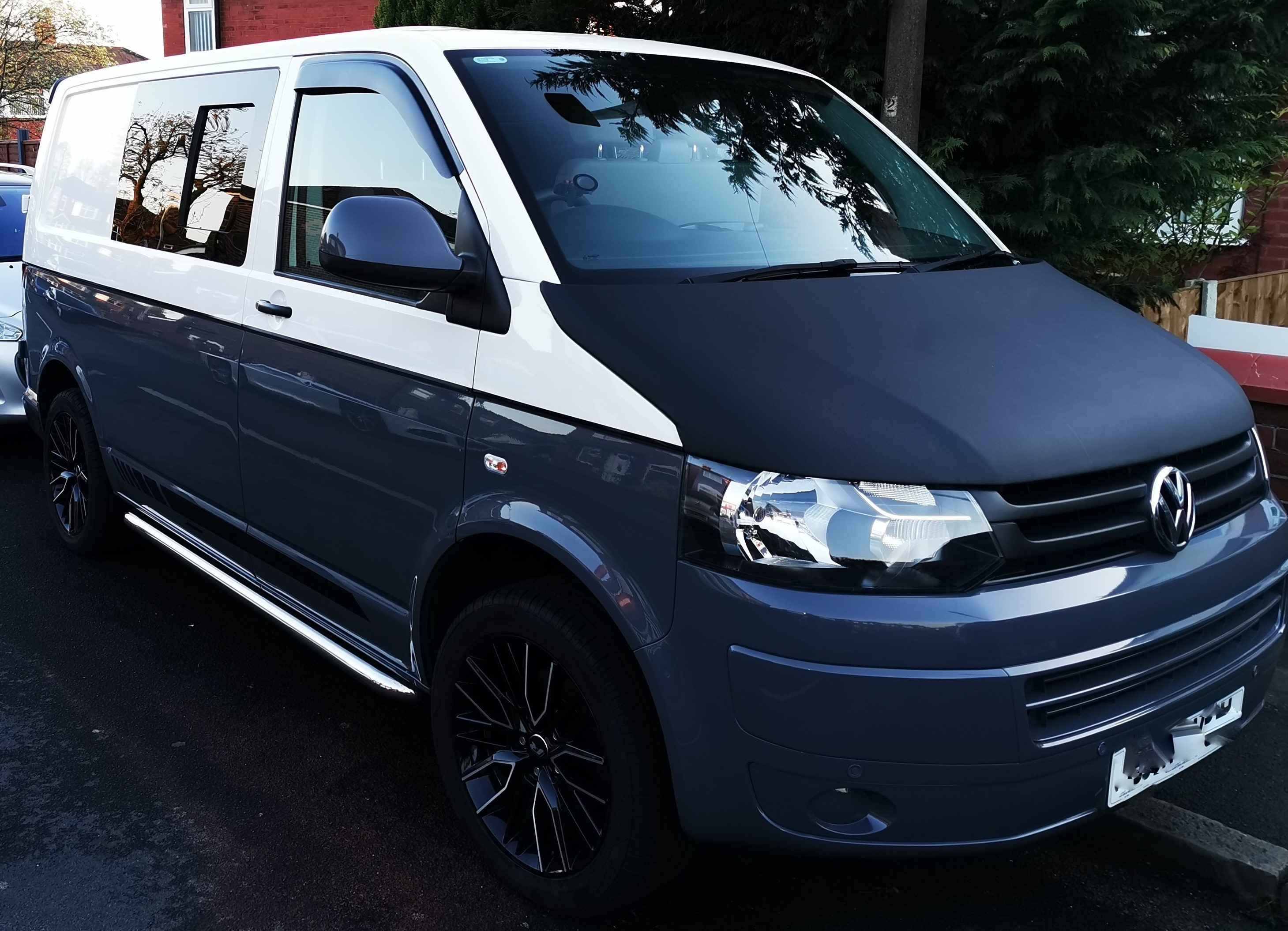 A VW T5 Campervan called Vinny and for hire in Lancashire, England
