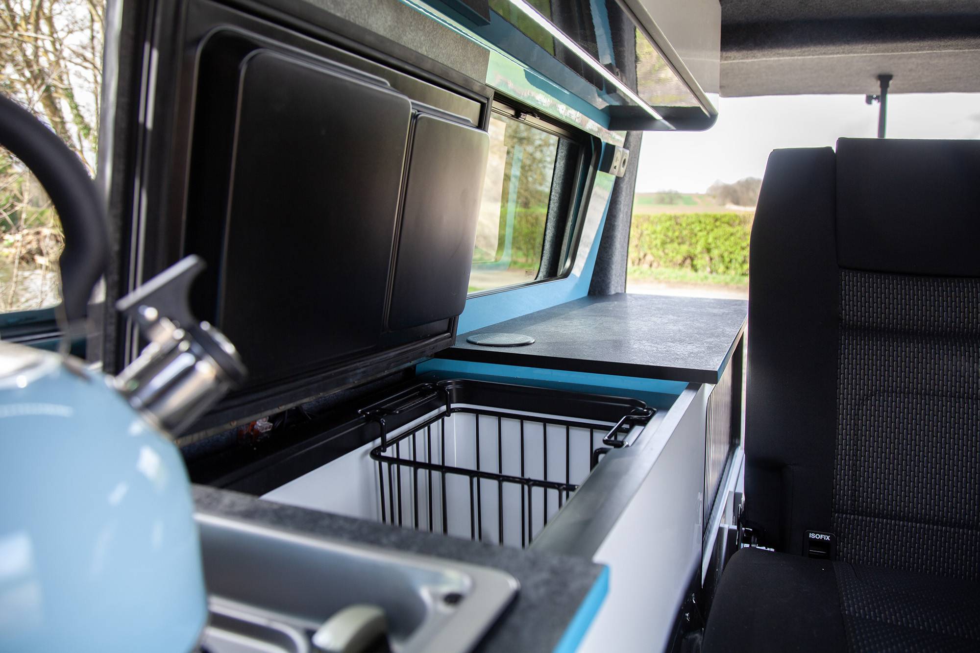 A VW T6 Campervan called Perry and for hire in Northampton, Northamptonshire