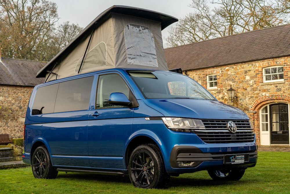 A VW T6 Campervan called Blue-T6 and for hire in Magheralin, Ireland