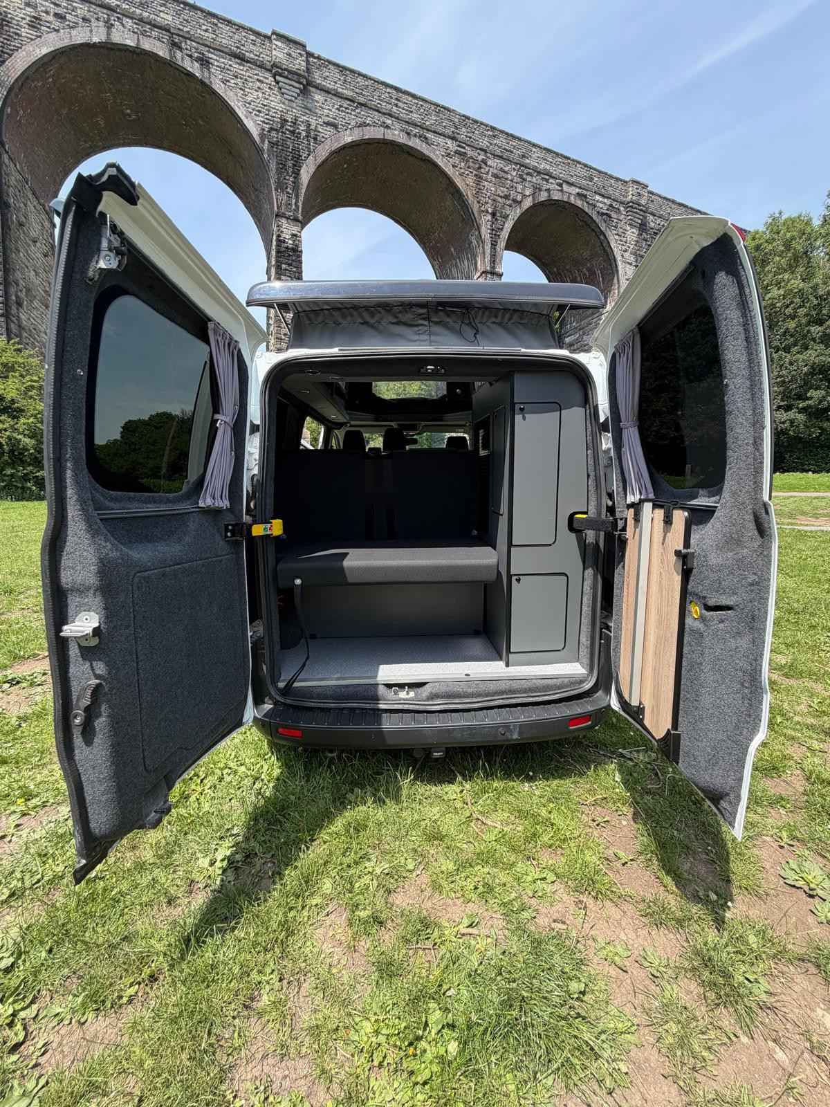 A Ford Campervan called Ford-Transit and for hire 