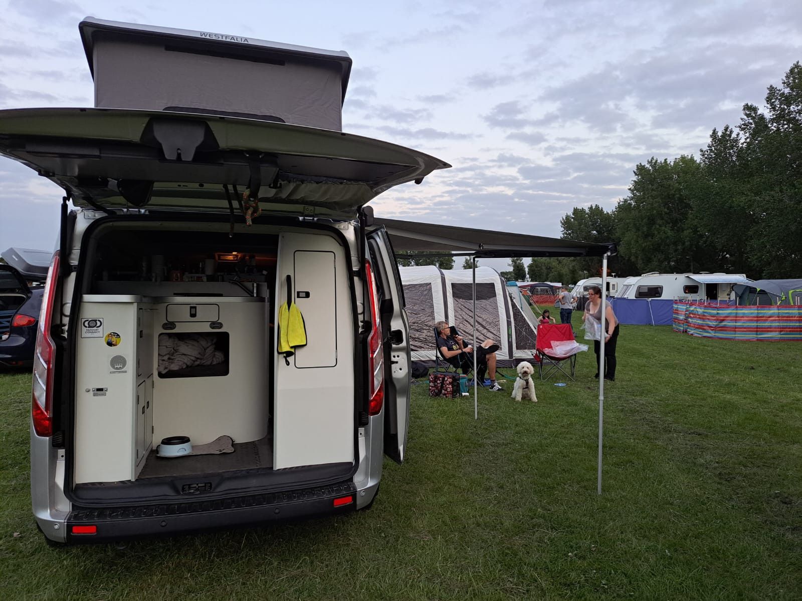 A Ford Campervan called Nugget and for hire in Loughborough, Leicestershire
