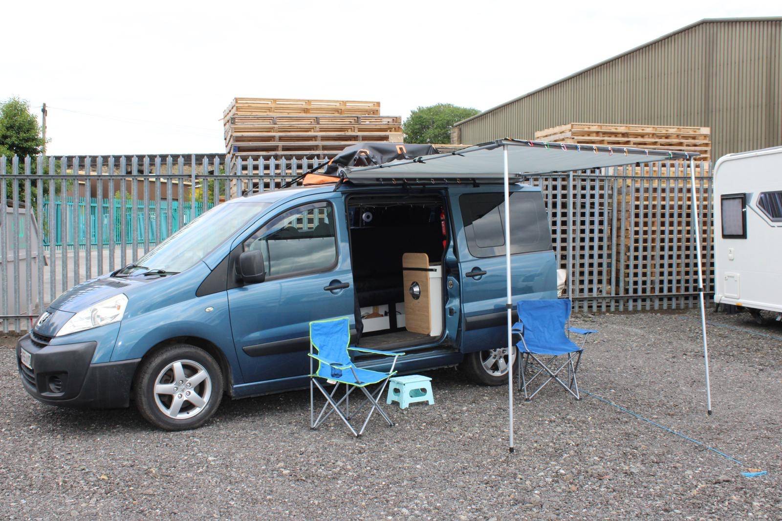 A Peugeot Campervan called Saydie and for hire in West Yorkshire, West Yorkshire