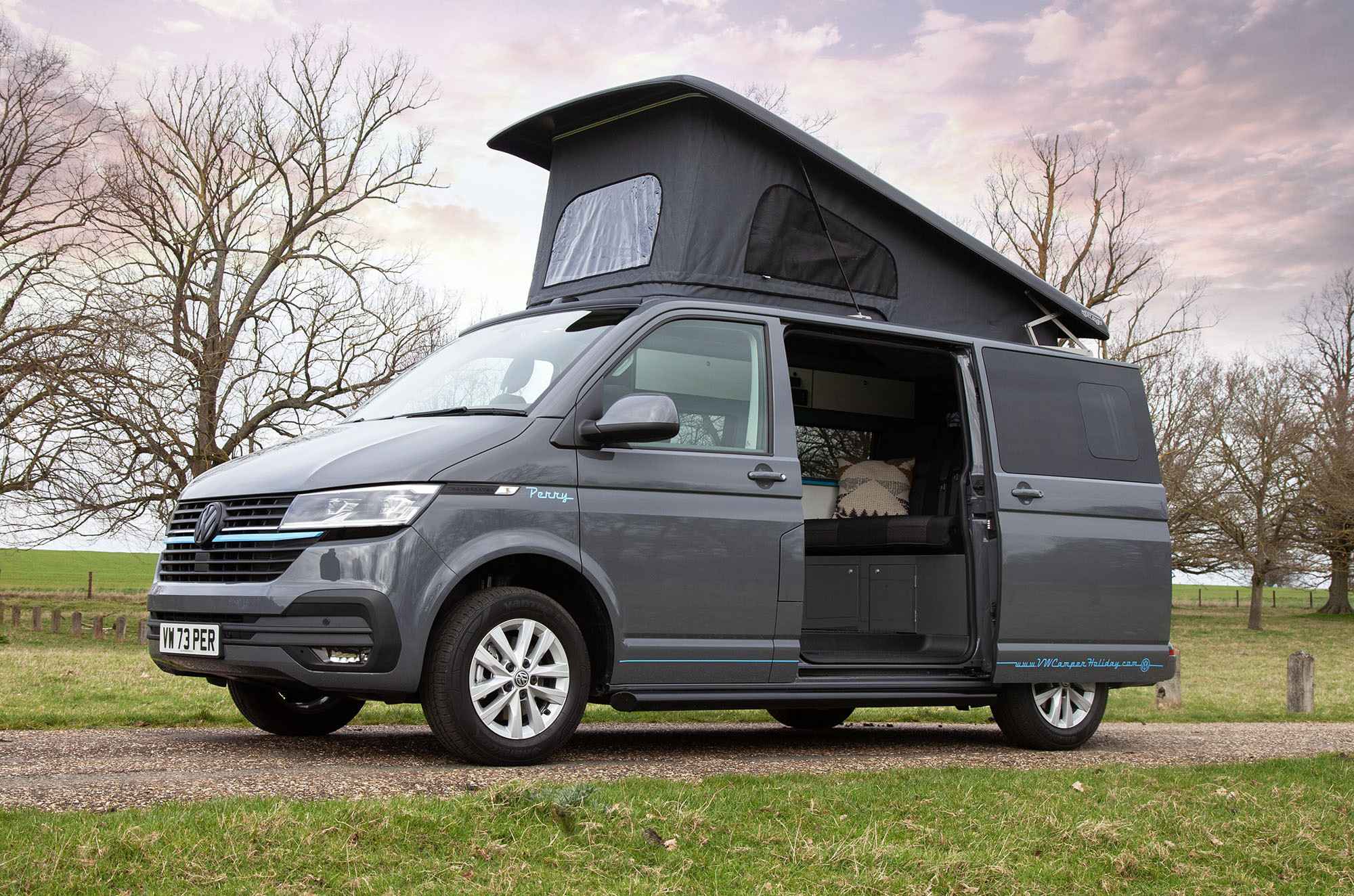 A VW T6 Campervan called Perry and for hire in Northampton, Northamptonshire