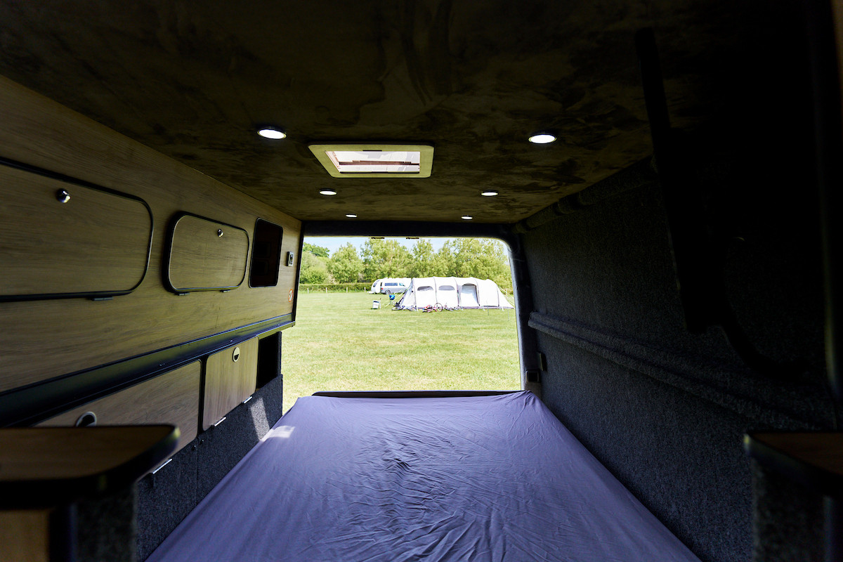 A Mercedes Sprinter Campervan called Silver-Comet and for hire in Brighton & Hove, East Sussex