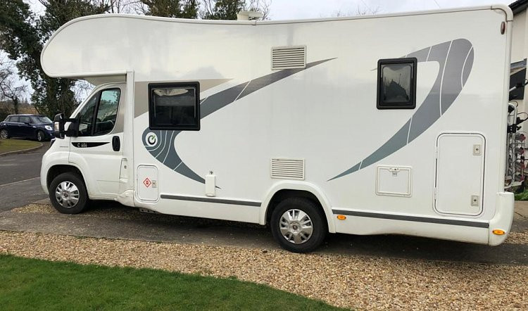 A  Motorhome called Jim and  for hire 