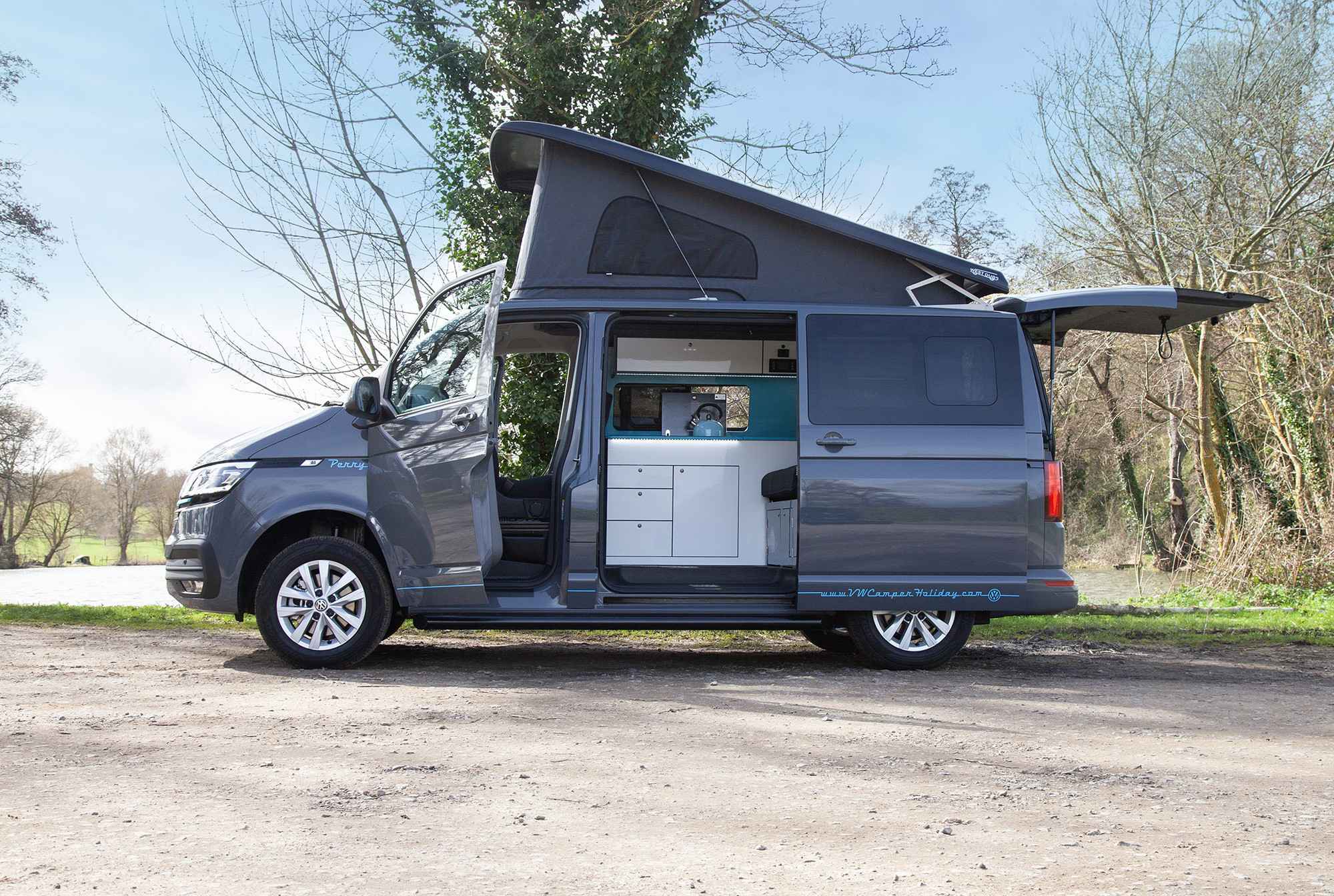 A VW T6 Campervan called Perry and for hire in Northampton, Northamptonshire