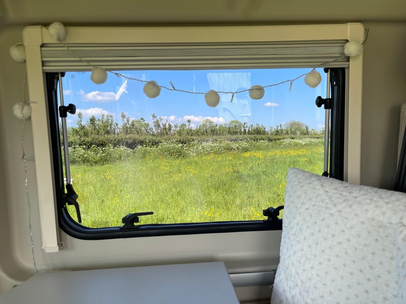 A Fiat Campervan called Berti and for hire in Wedmore , Somerset