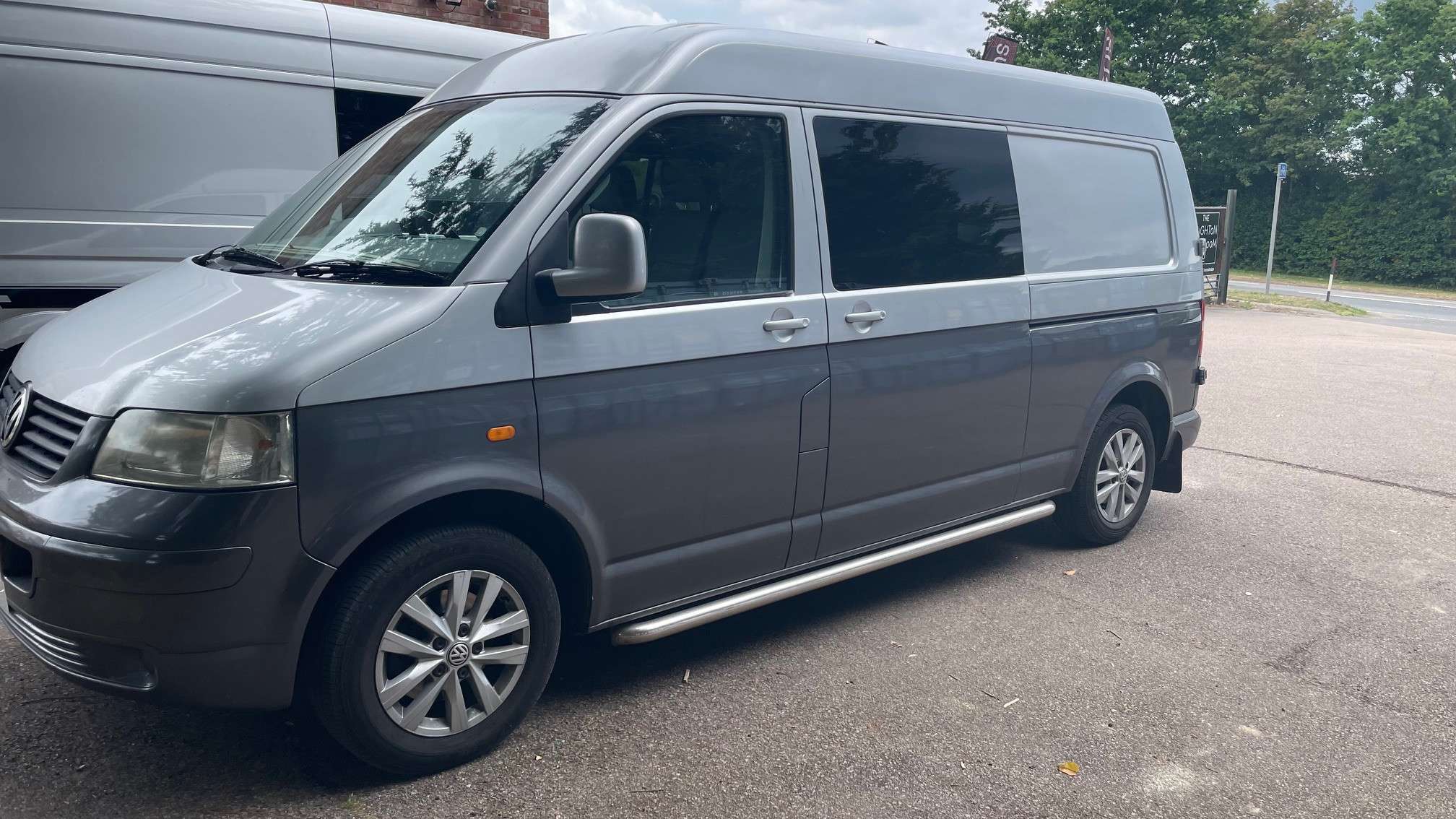 A VW T5 Campervan called Two-Tone-Tangerine-Dream and for hire in Brighton & Hove, East Sussex