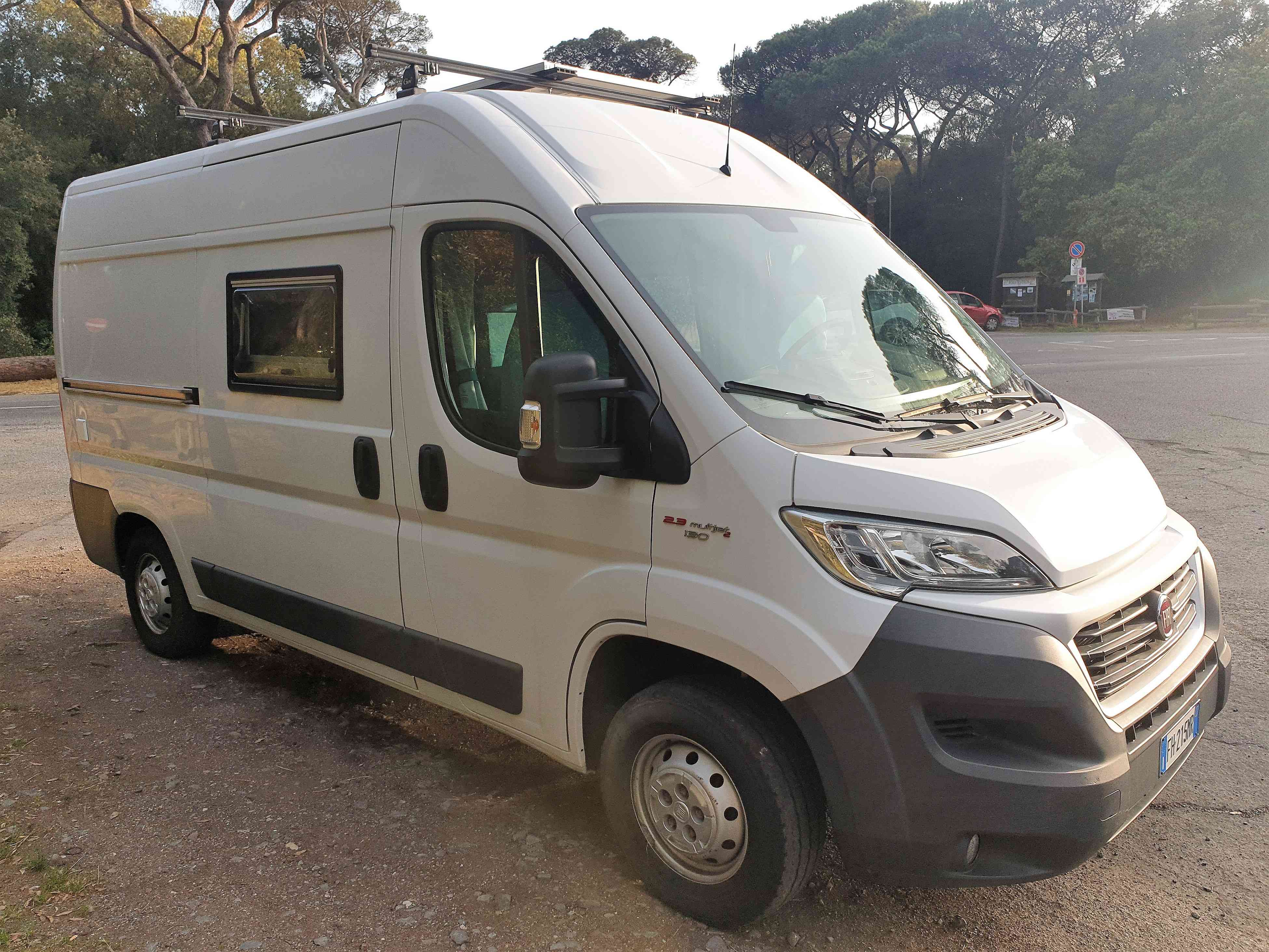 A Fiat Campervan called Kai-Family and for hire in roma, Italy