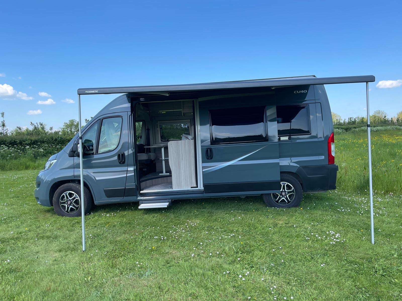 A Fiat Campervan called Berti and for hire in Wedmore , Somerset