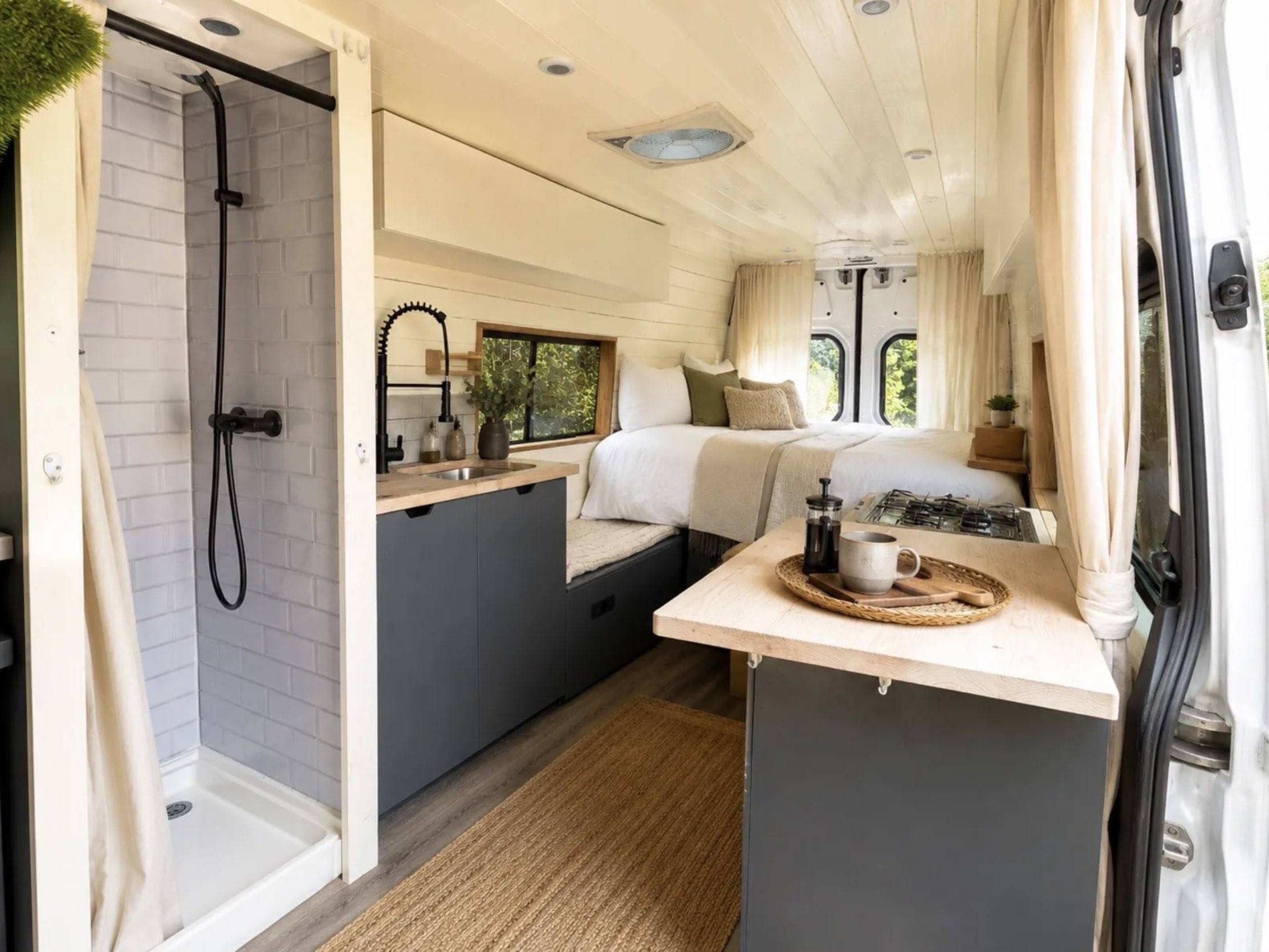A Mercedes Sprinter Campervan called White-Spirit and for hire in Hickstead, West Sussex