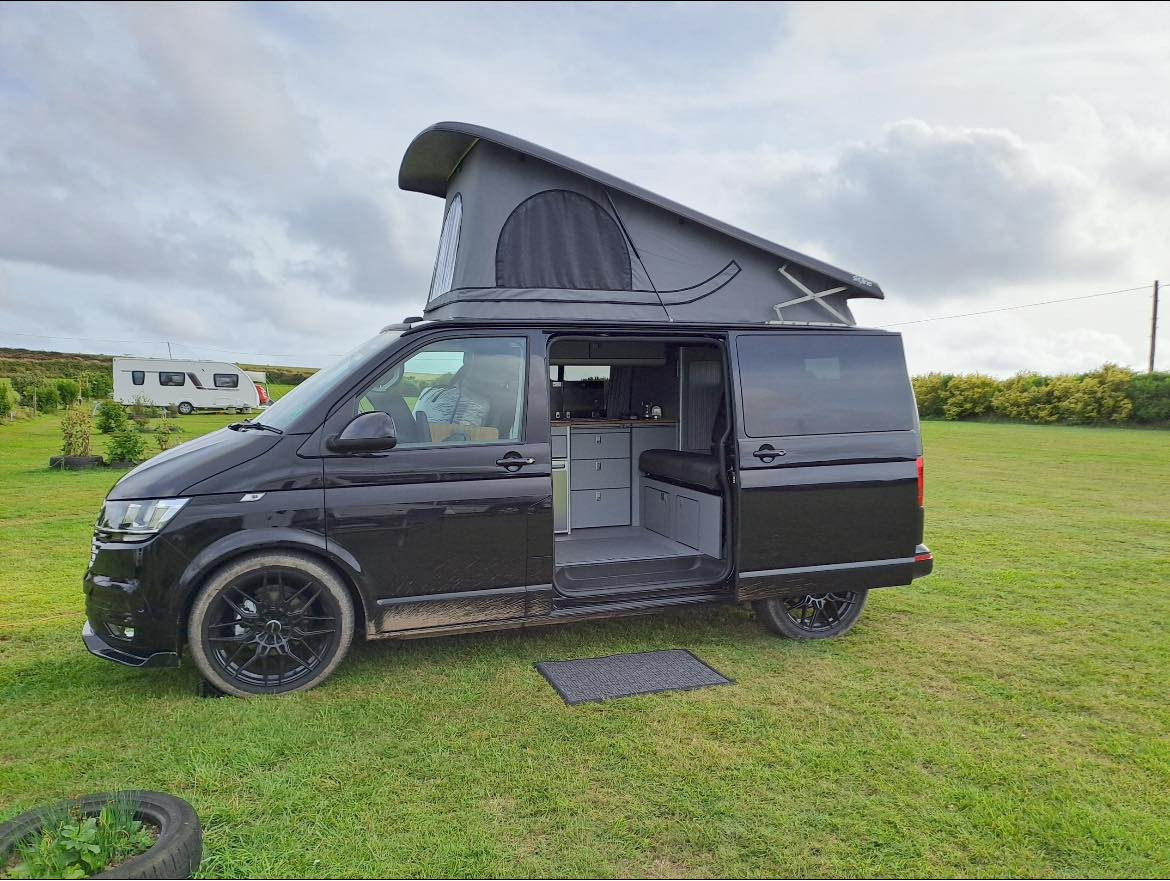 A VW T6 Campervan called Betty and for hire in Wiltshire, England