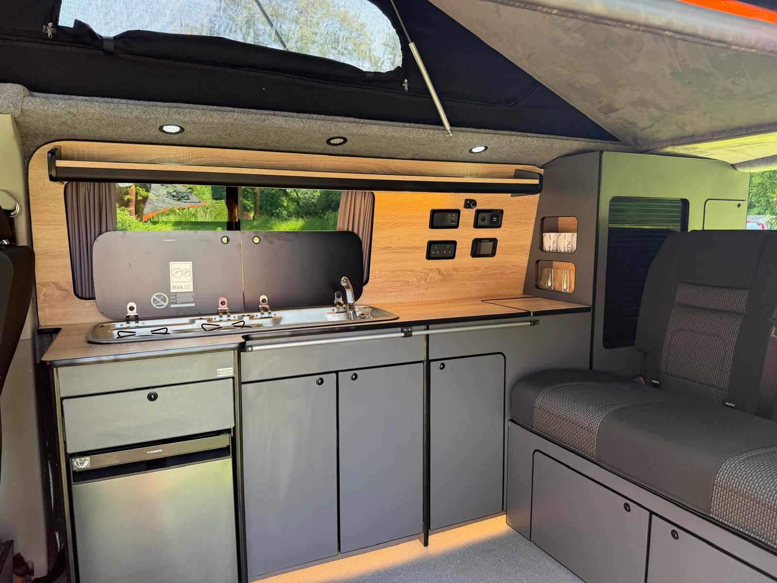 A VW T6 Campervan called Hapus and for hire 