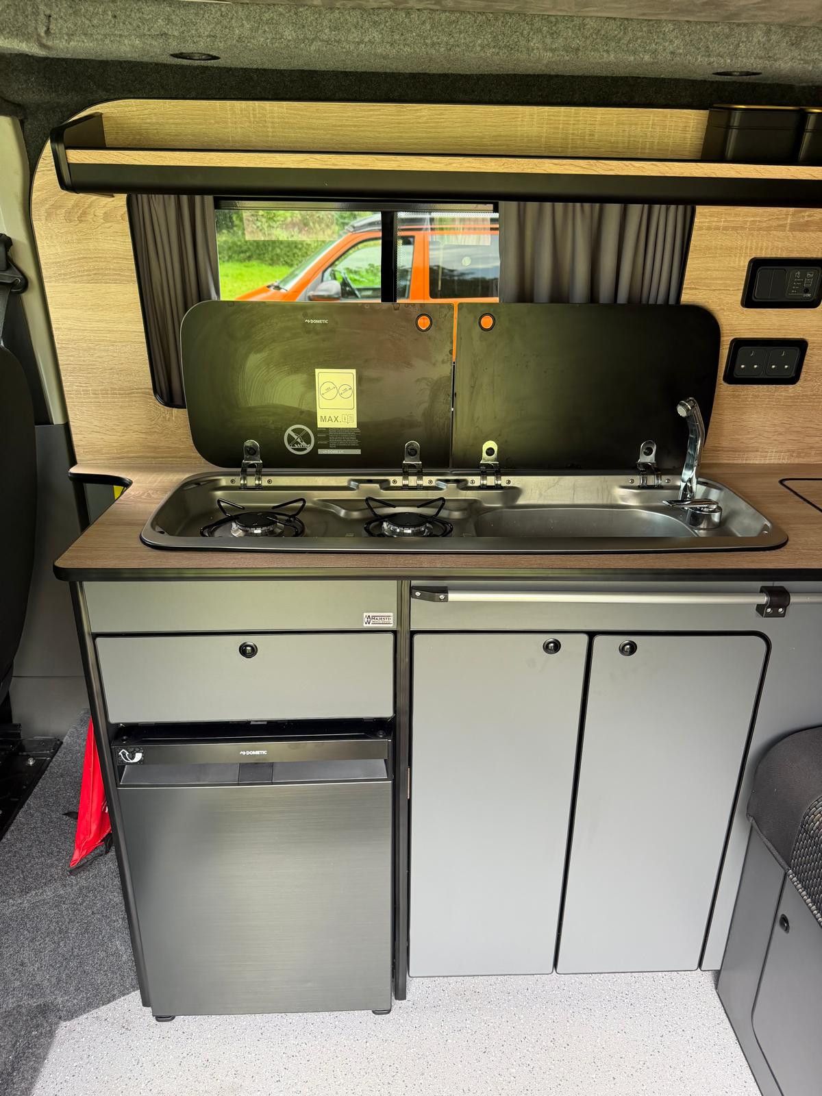 A Ford Campervan called Ford-Transit and for hire 
