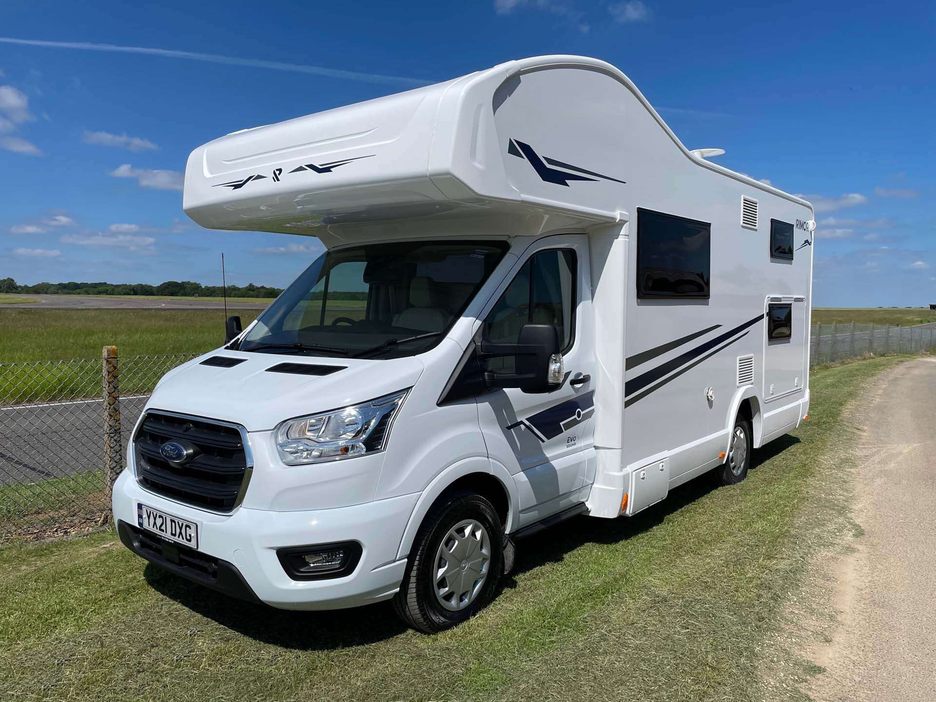 A  Motorhome called Rimor-Evo-Sound and  for hire in Peterborough, Cambridgeshire