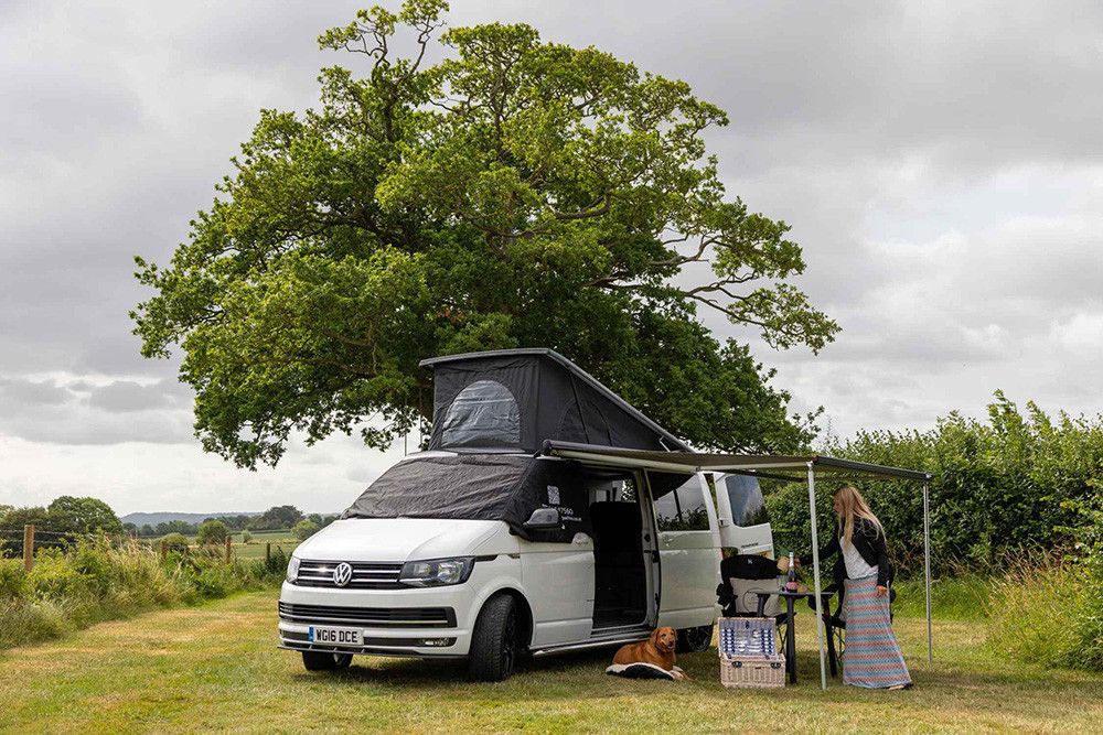 A  Campervan called Cooper and  for hire in Taunton, Somerset