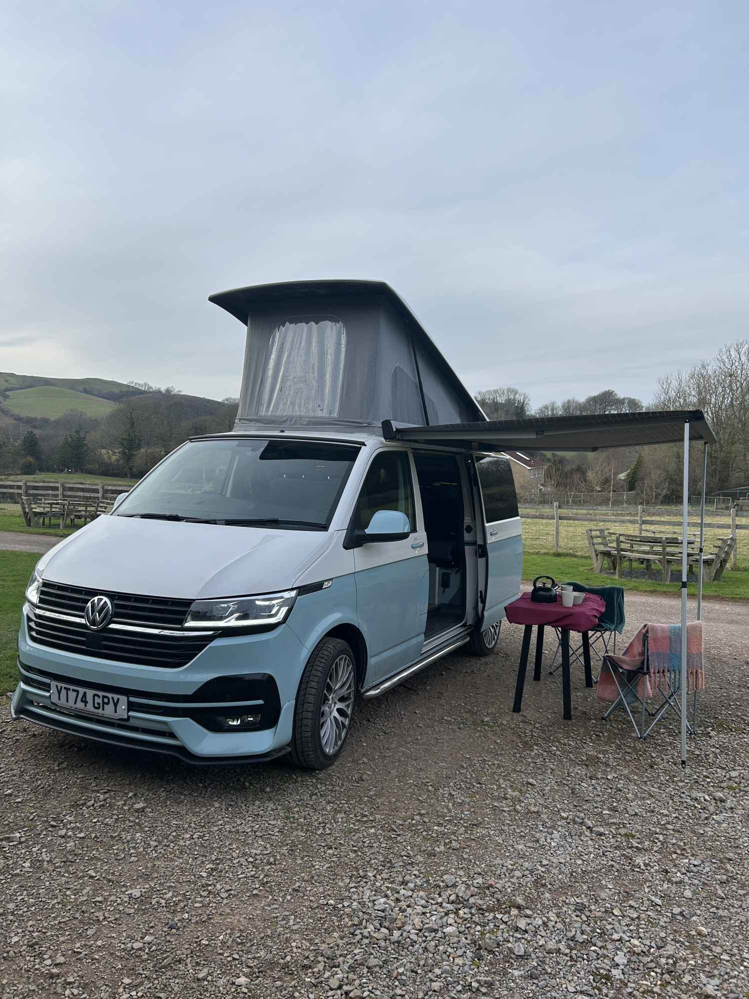 A VW T6 Campervan called Clara and for hire in Lincolnshire, Lincolnshire