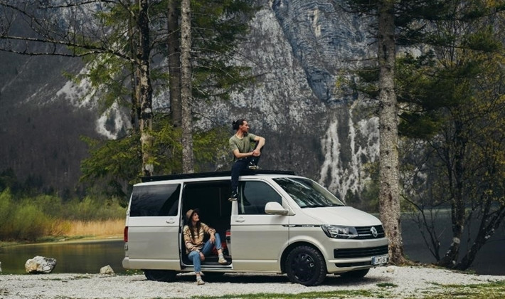 A VW T6 California Campervan called Storzic and for hire in Ljubljana, Slovenia