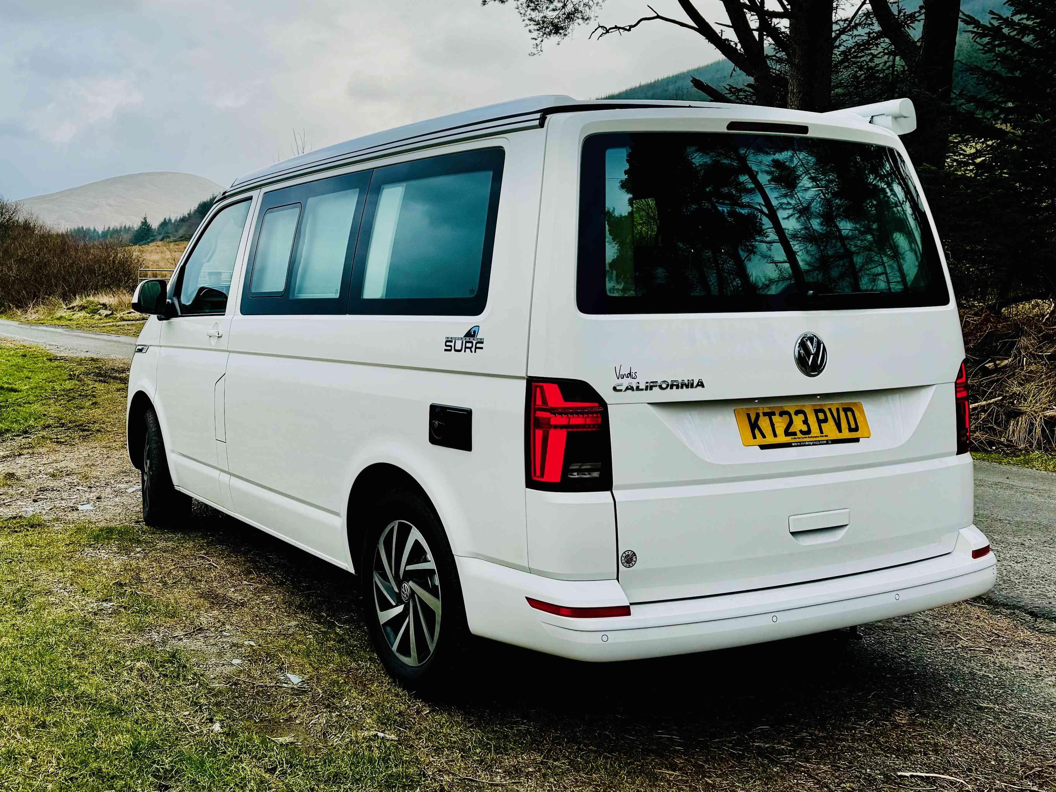A VW T6 California Campervan called Maggie and for hire 