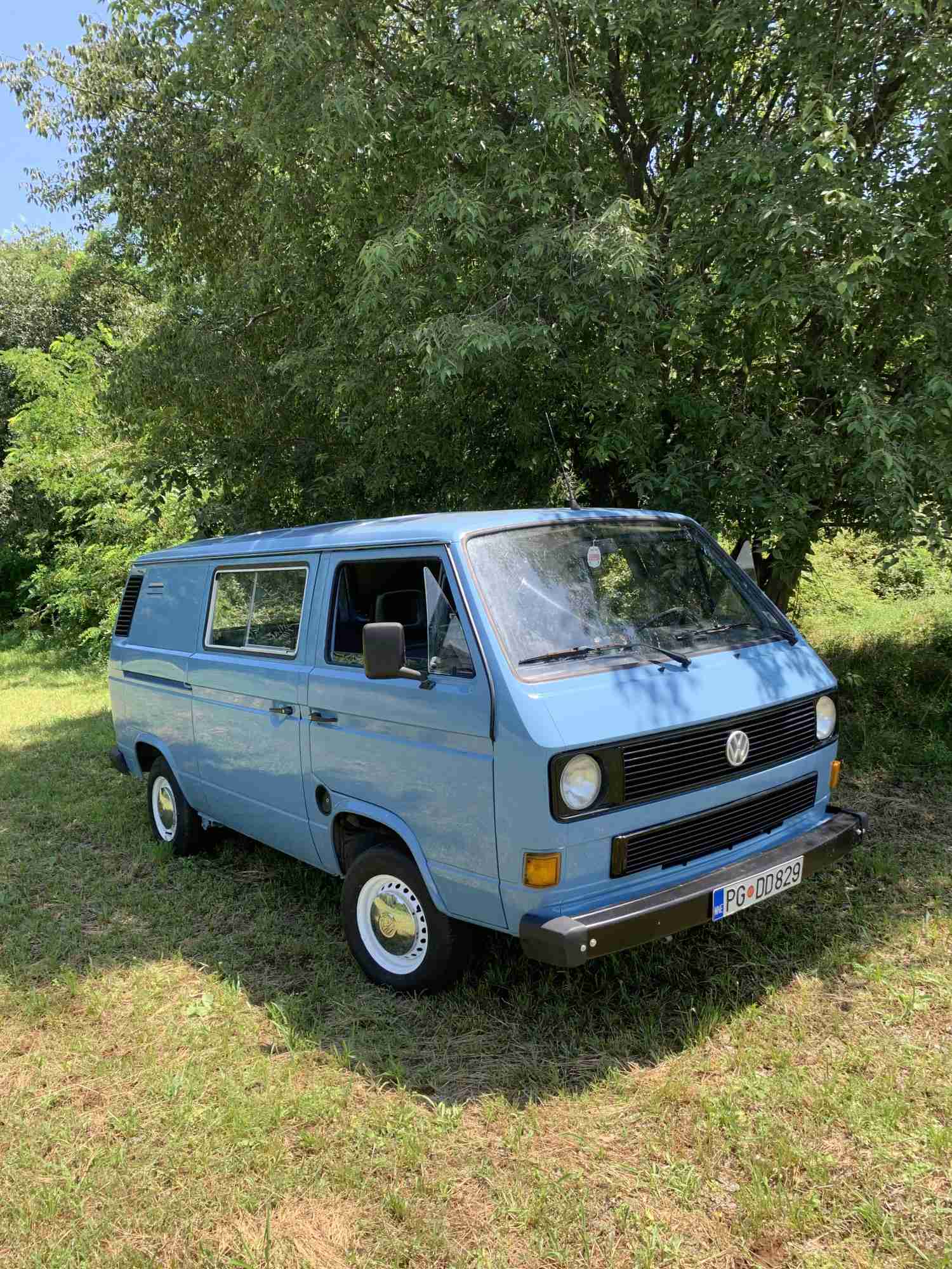 A VW T3 Campervan called Blue-Westfalia-Camper and for hire in Podgorica, Montenegro