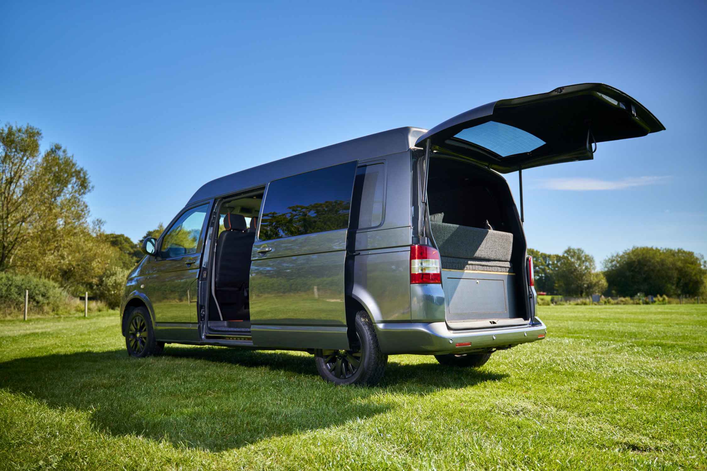 A VW T5 Campervan called Tangerine-Dream and for hire in Hove, West Sussex