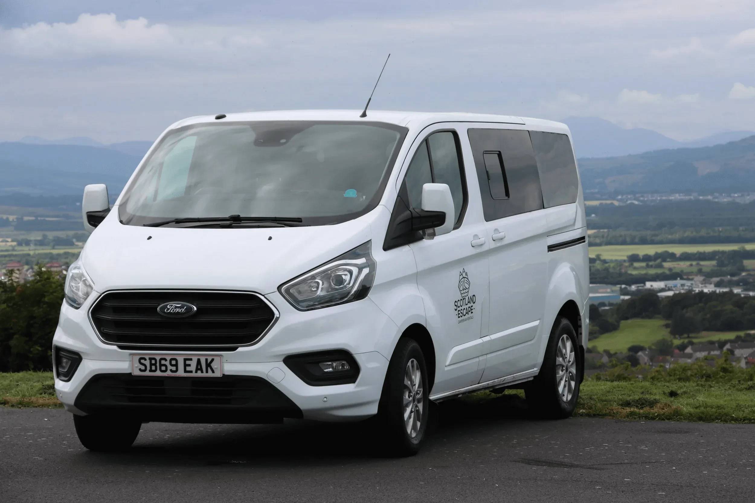 A Ford Campervan called Freddie and for hire in Renfrew, Renfrewshire