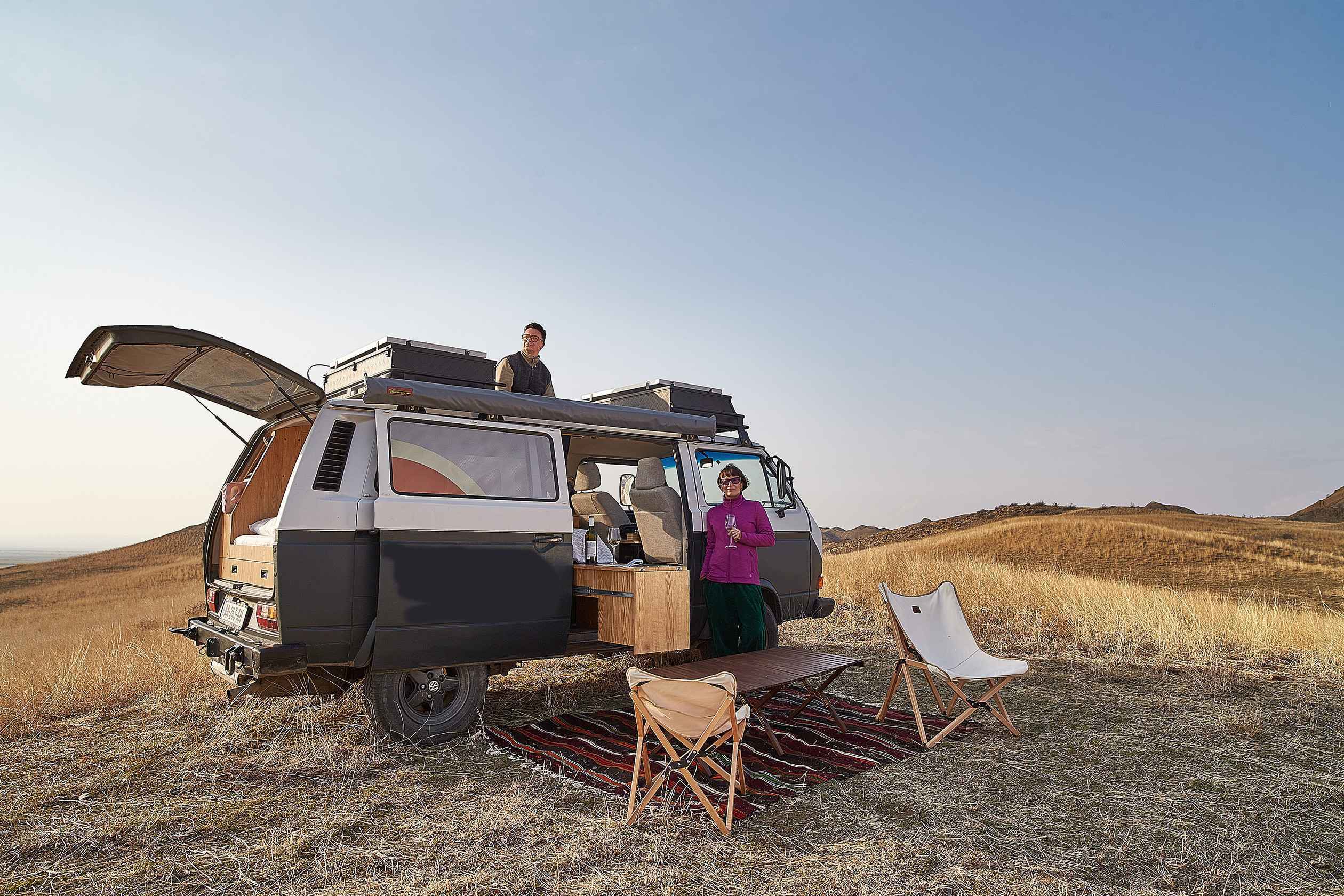 A VW T3 Campervan called Mcwane and for hire in Tbilisi, Georgia
