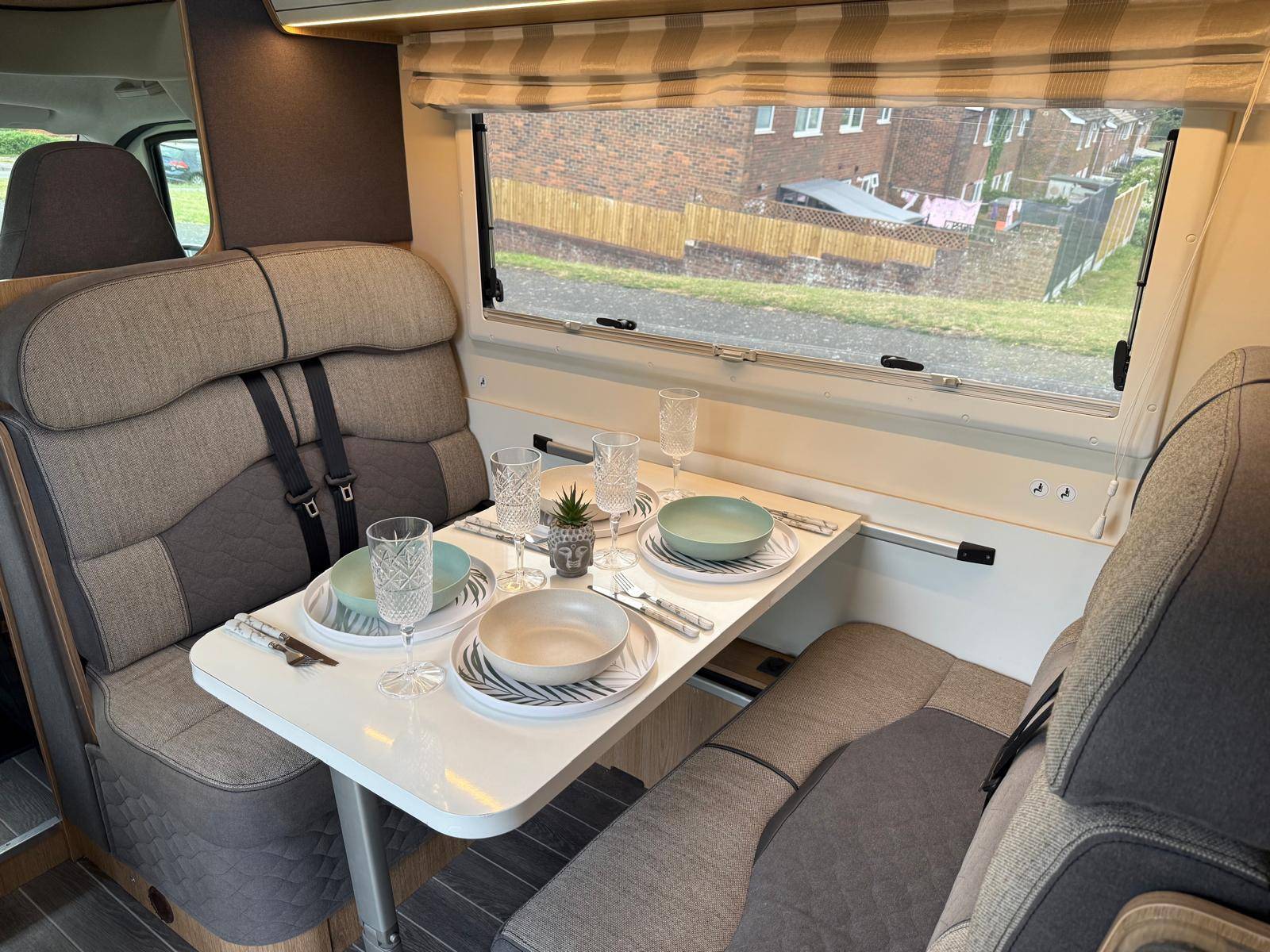 A OverCab Motorhome called Davina and for hire 