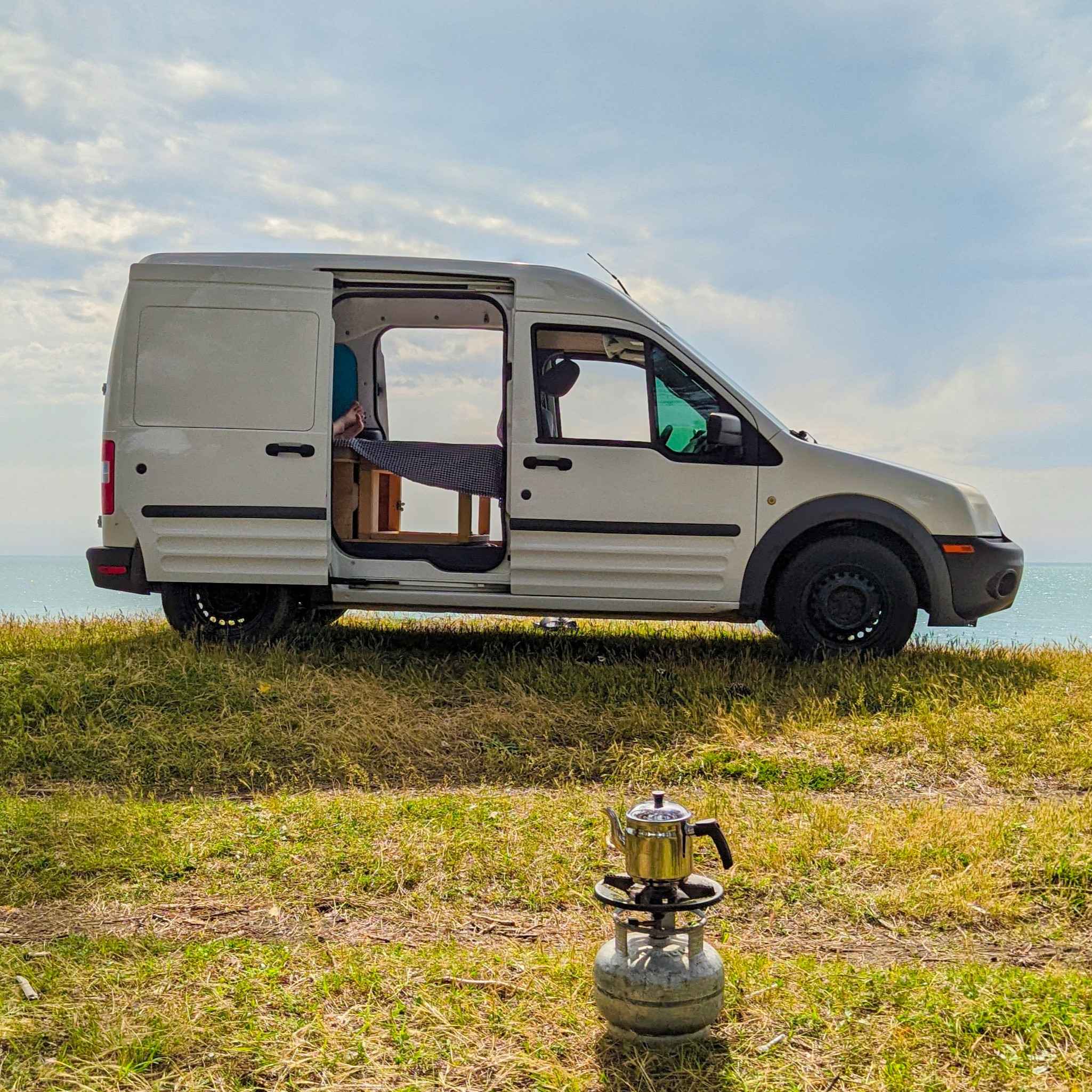 A Ford Campervan called Speedy and for hire 