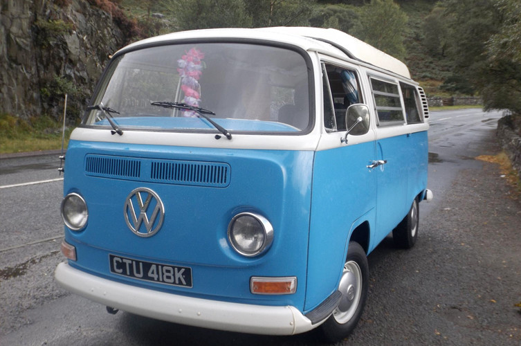 A VW T2 Classic Campervan called Bluebell-The-Camper and for hire in Cronton, Cheshire