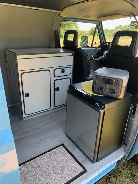 A VW T3 Campervan called Blue-Westfalia-Camper and for hire in Podgorica, Montenegro
