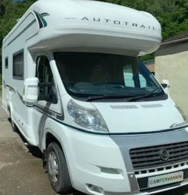A Auto Trail Motorhome called Betsy and for hire in Douglas, England