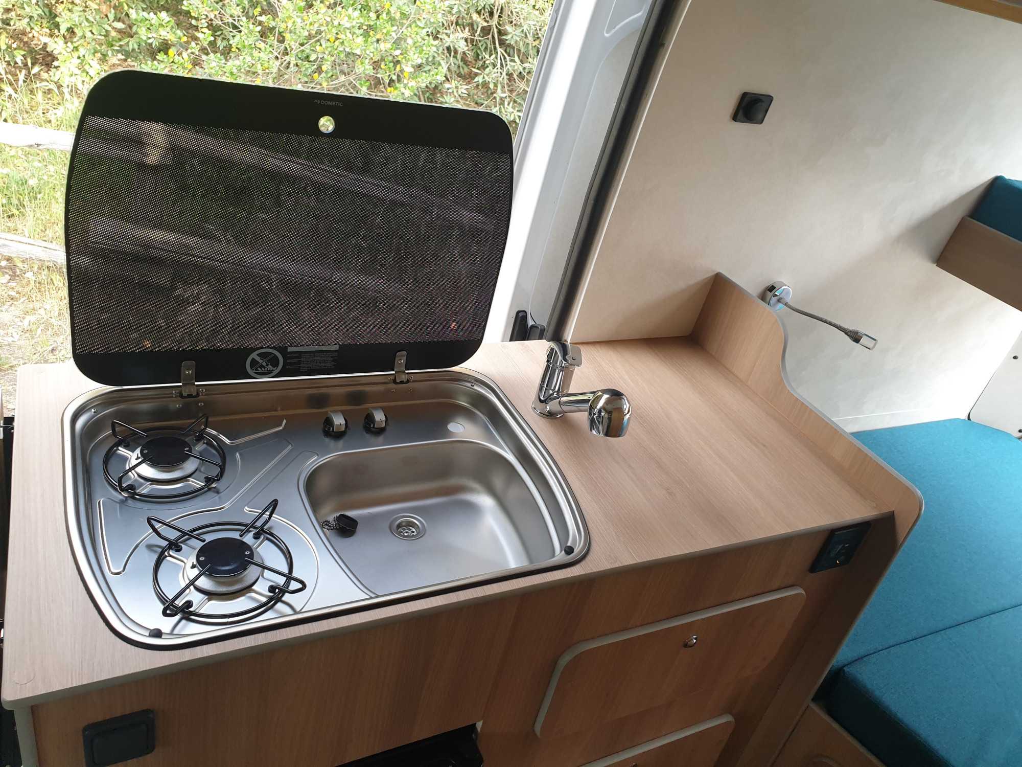 A Fiat Campervan called Kai-Family and for hire in roma, Italy