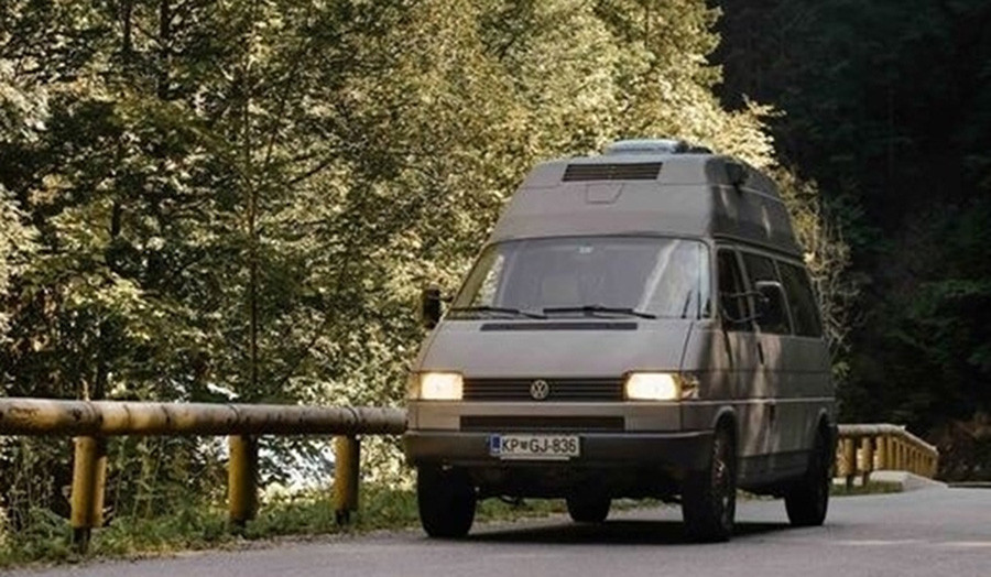 A VW T3 Campervan called Spik and for hire in Ljubljana, Croatia