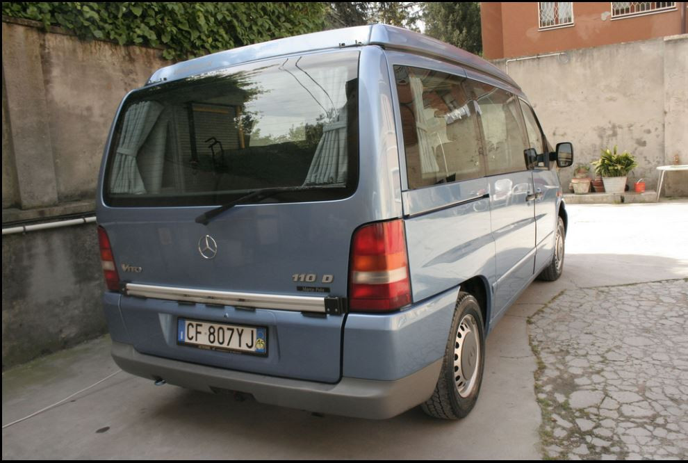 A Mercedes Campervan called Marco-Polo and for hire in roma, Italy