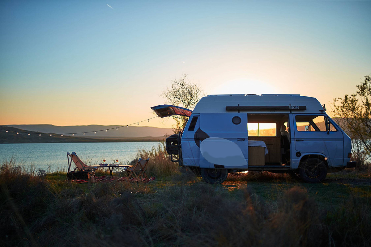 A VW T3 Campervan called Lurji and for hire in Tbilisi, Georgia