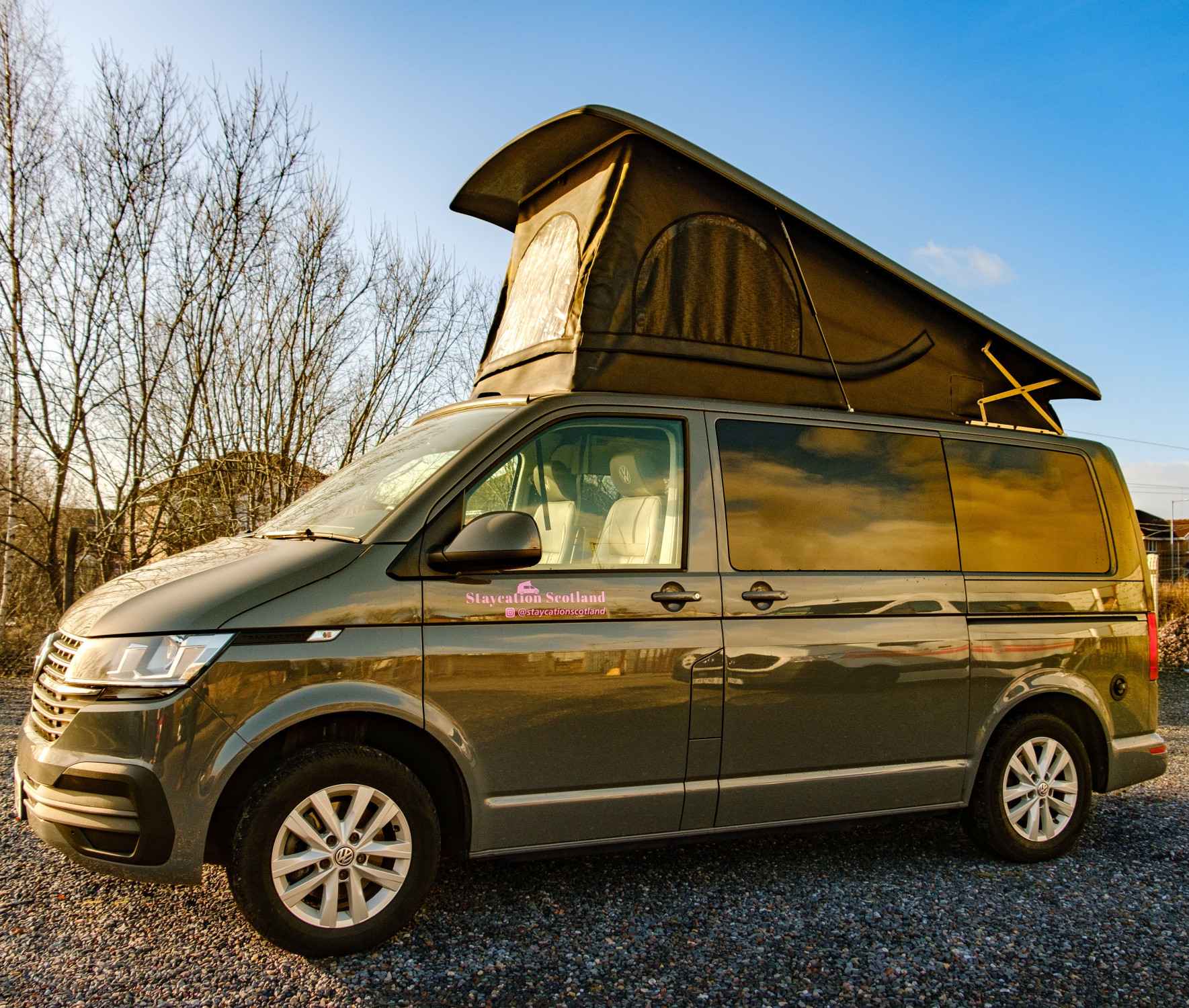 A VW T6 Campervan called Bella-1 and for hire 