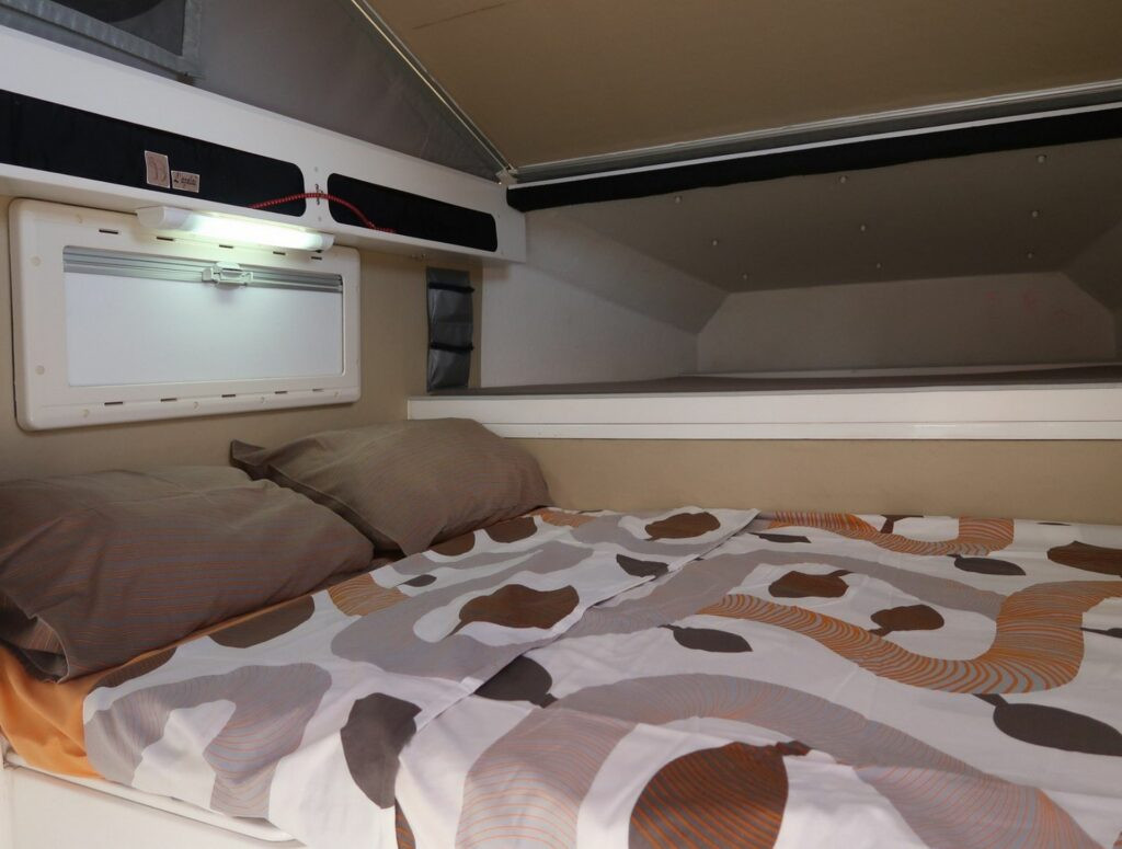 A Ford Campervan called Pickup and for hire in Cadiz, Spain