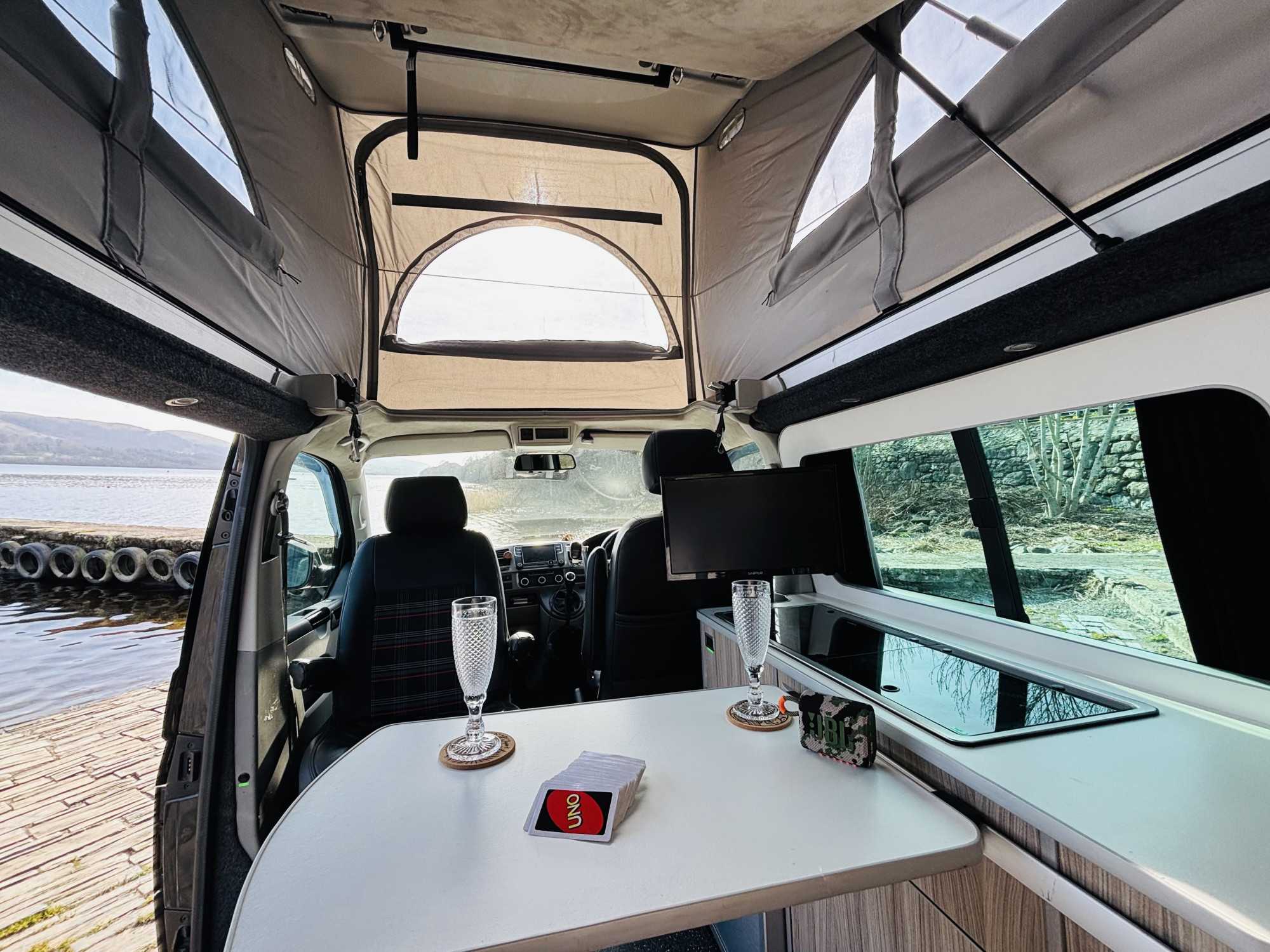 A VW T6 Campervan called JETT and for hire 